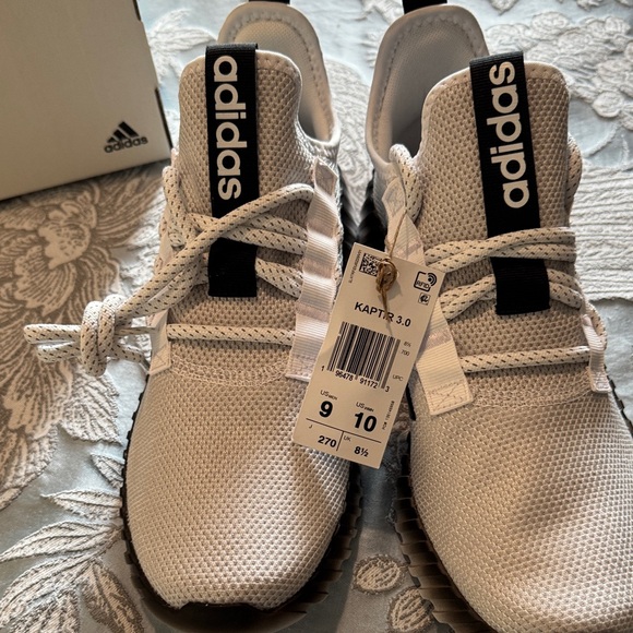 Adidas White and Black Athletic Shoes - Picture 2 of 4